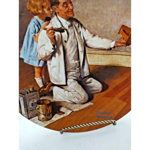 Norman Rockwell Collector's Plate 8 1/2" - "The Painter" - Picture 6 of 11